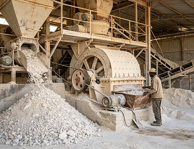 Ethiopia Quartz Ore Grinding Line