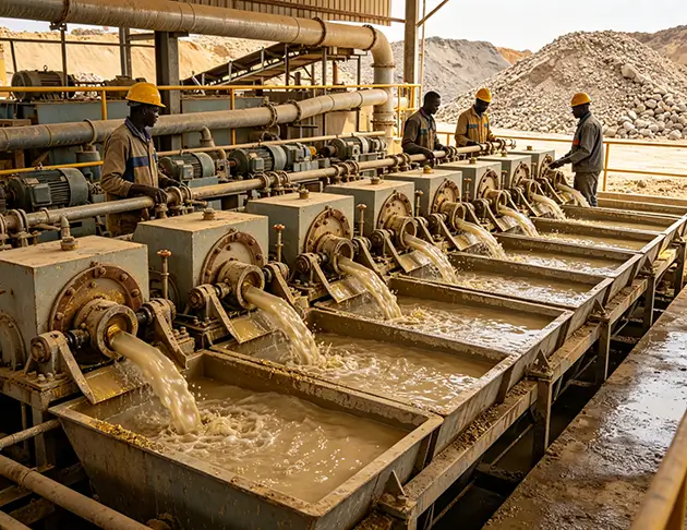 Ghana Gold Ore Flotation Plant