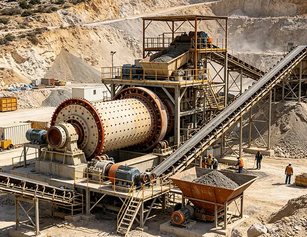 Greece Nickel Ore Rod Mill Line