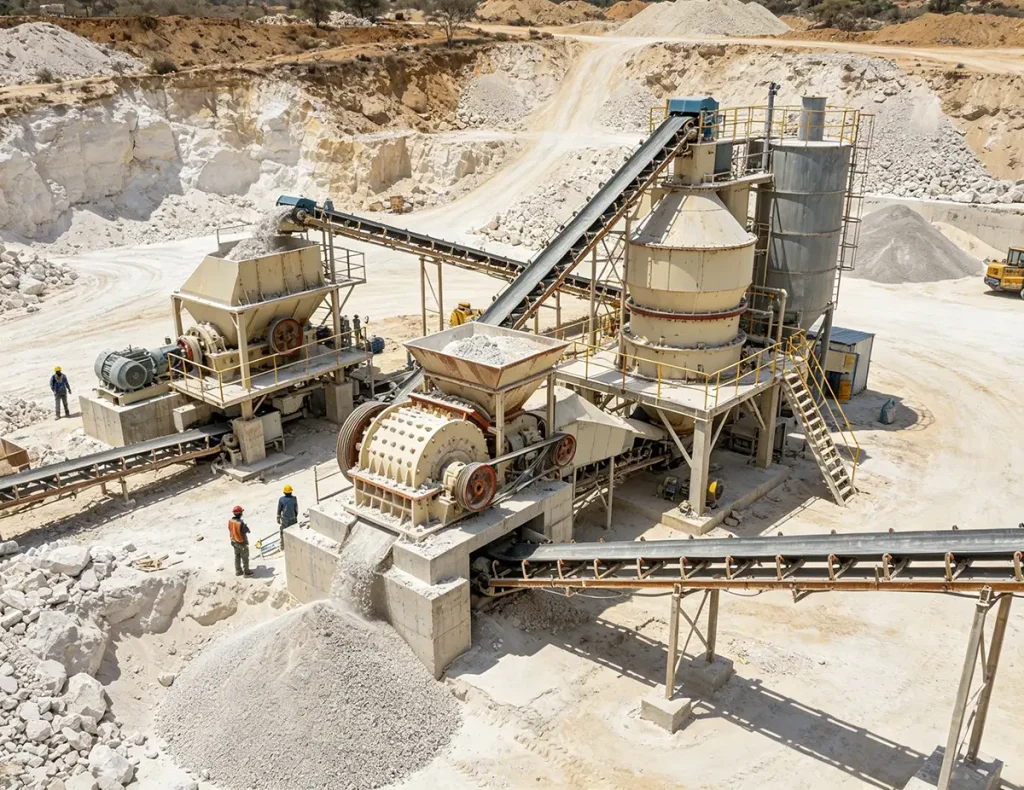 Kenya Limestone Grinding Line