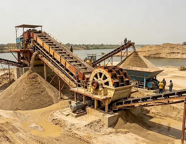 Nigeria River Sand Titanium Ore Line
