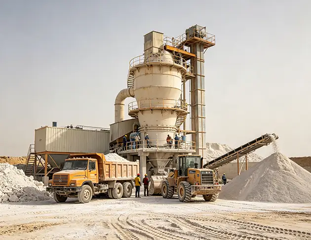 Tanzania Limestone Vertical Mill Plant